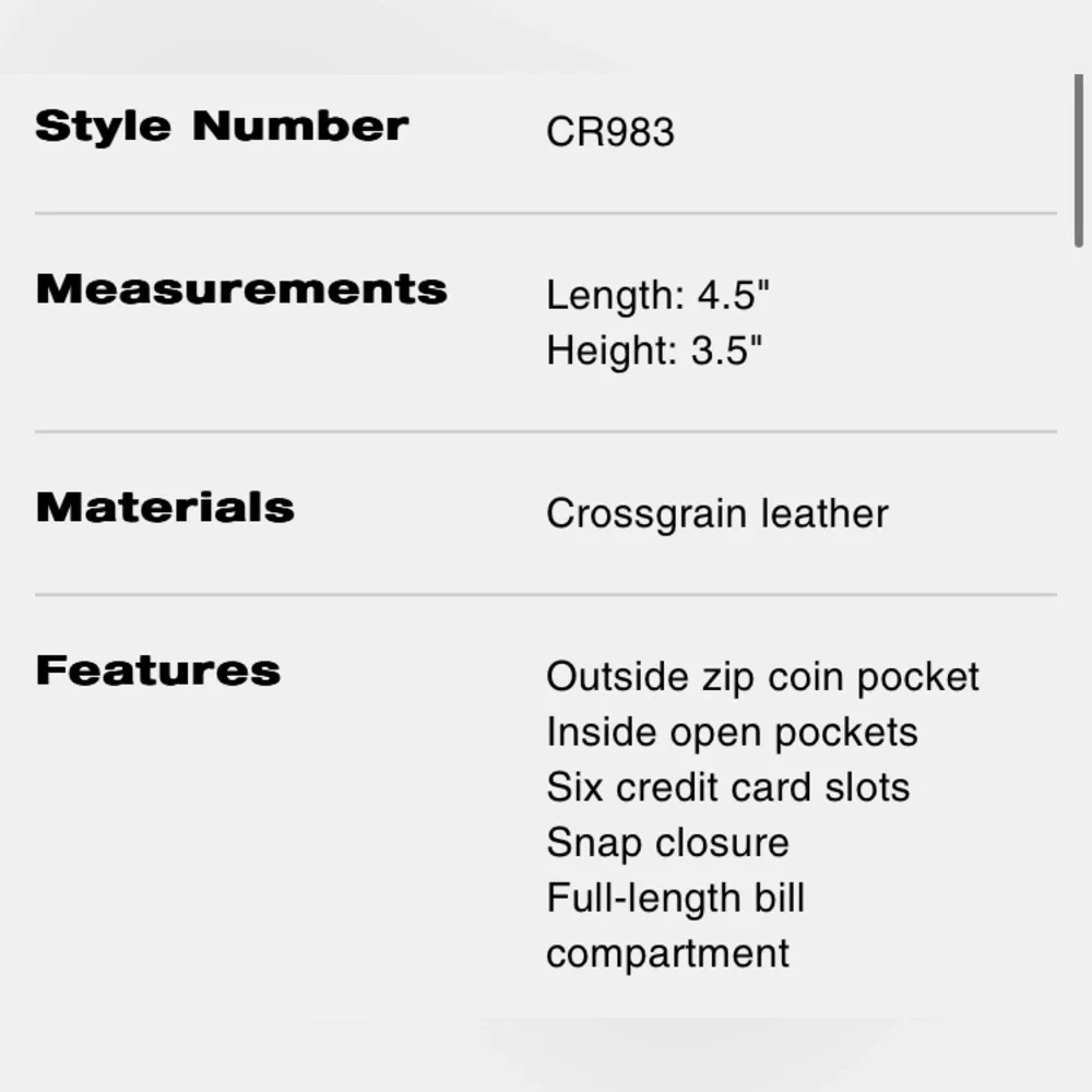 Coach Bifold Wallet - Picture 5 of 5